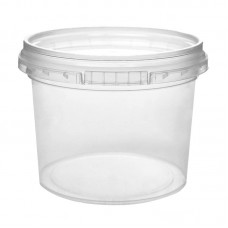 120 ML CLEAR TAMPER EVIDENT TUB and LID 120 ML CLEAR TAMPER EVIDENT TUB and LID